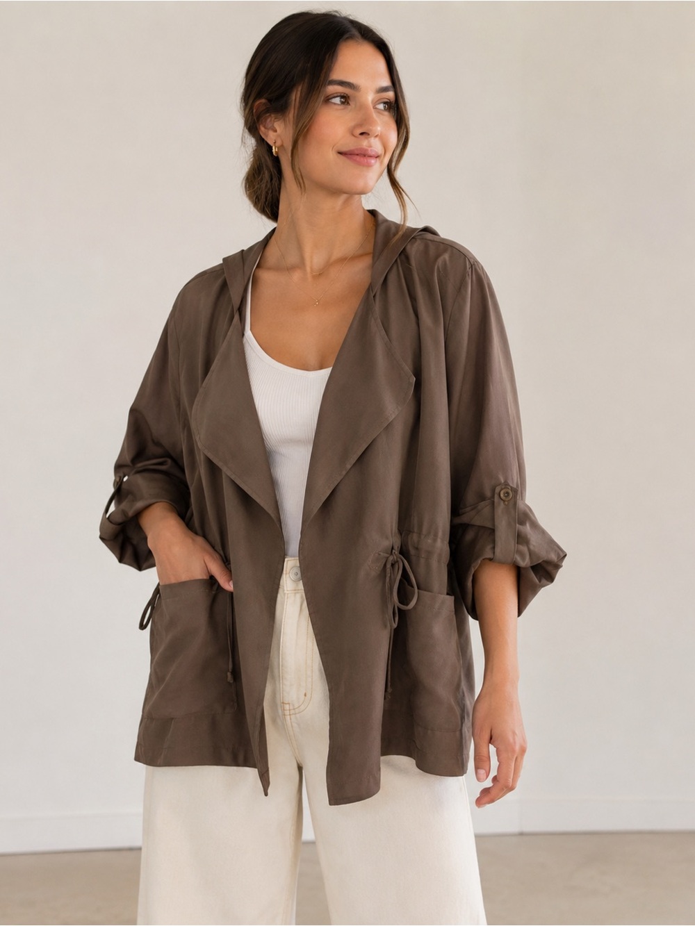 Title: Before You Collection Olive Green Utility Jacket Medium